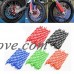 CoCocina 72Pcs Wheel Spoke Coat Cover Multi-Color For Yz250F Yz450F Yz125 Wr450F Crf450R - Red+White - B079BV2NG2